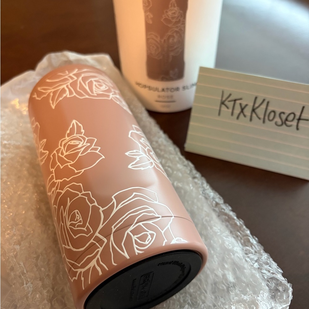 BrüMate 12oz Botanical Rose Slim - Picture 4 of 9